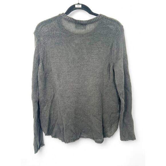 wooden ships Anthropologie  L slouchy star Sweater Knit Pullover Crewneck Women - Picture 2 of 3